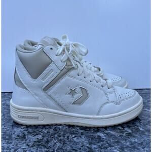 Converse Weapon x Undefeated High Women Size 7 A02124C White Castle Wall Shoes